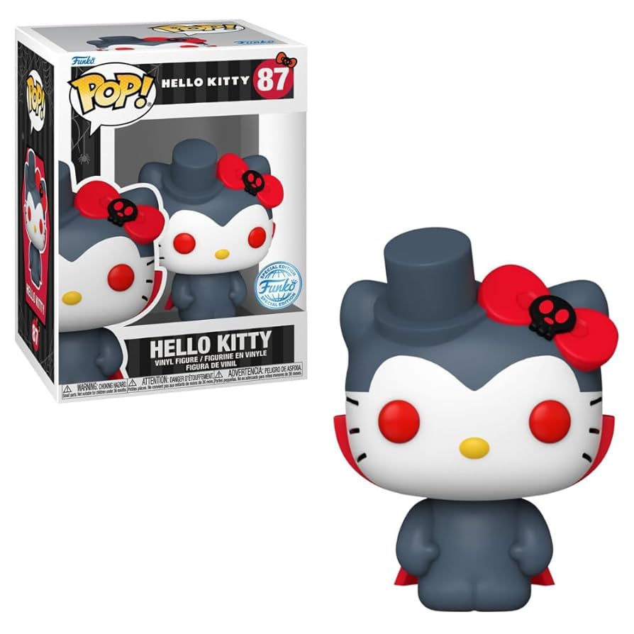 Amazon.com: Sanrio Hello Kitty Dracula Vampire Figure Funko